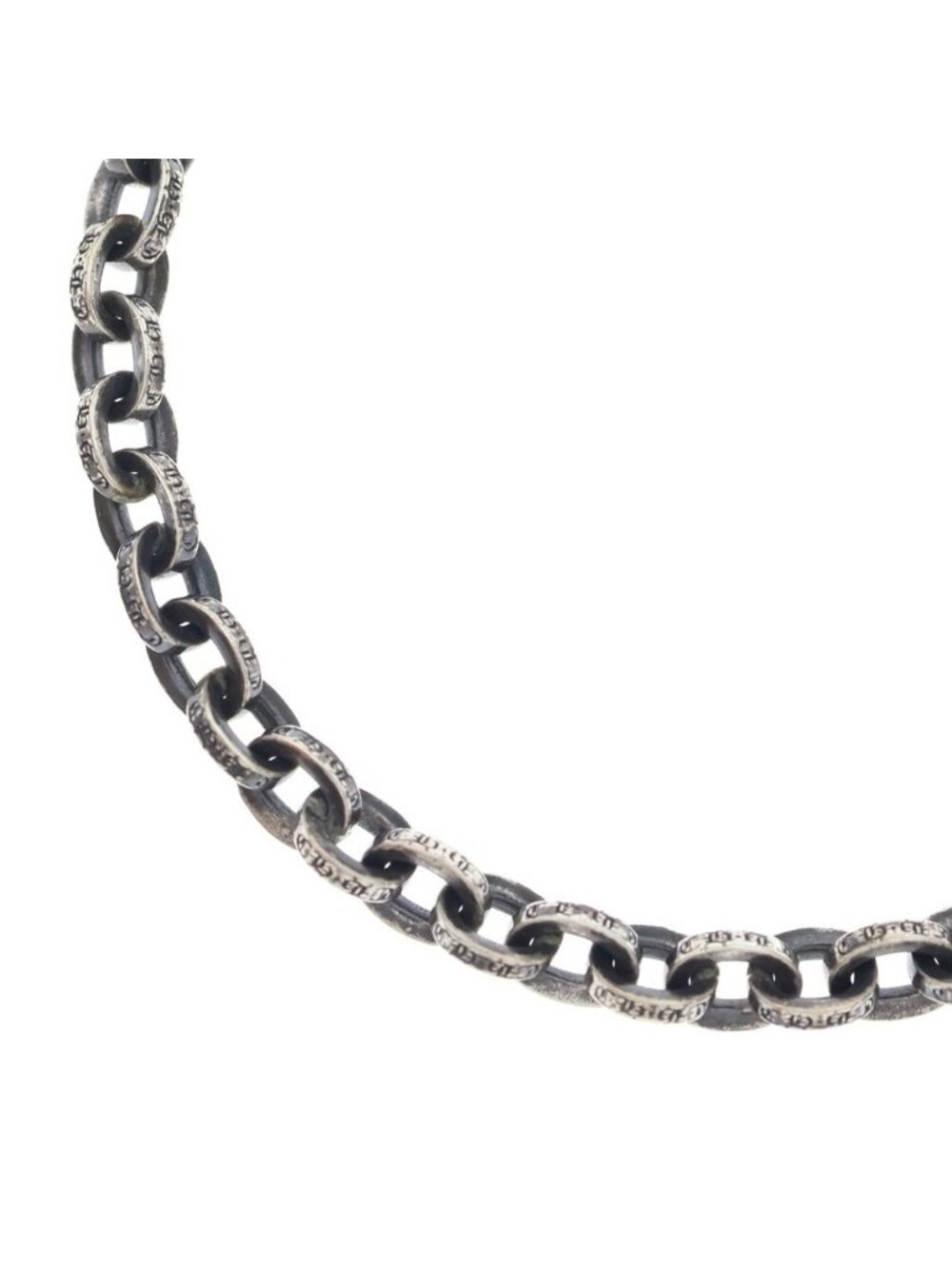 Chrome Hearts Paper Chain 18 Necklace Silver